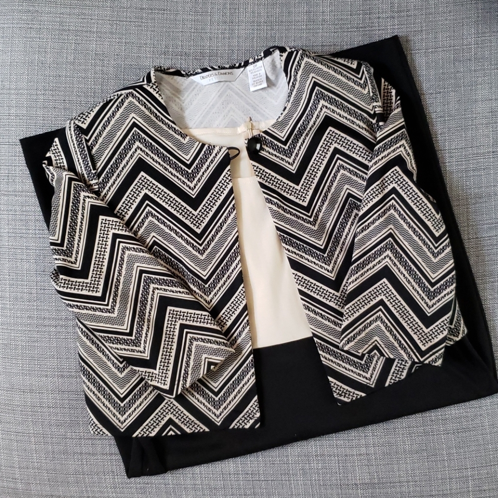 Draper's & Damon's dress and jacket‎ size 12P - Picture 2 of 8